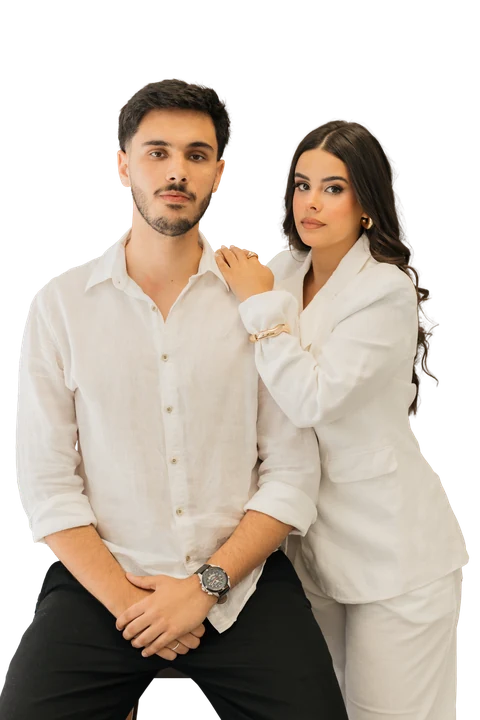 Rodrigo Kalinoski e Julia Marx, sócios da Mídias MK
